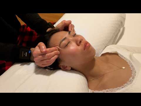 ASMR Soothing Face Massage & Tingly Scalp Massage For My Wife