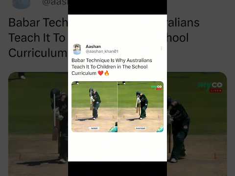 Babar Technique ❤️🔥| #cricket #shorts #babarazam #pakvssa #pakistancricket #youtubeshorts #ytshorts
