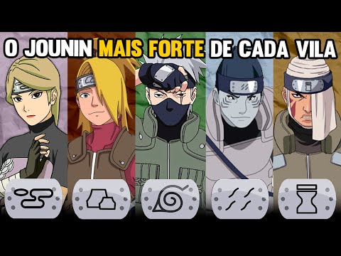 O JOUNIN MAIS PODEROSO DE CADA VILA EM NARUTO