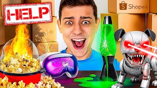 Comprei os Produtos MAIS ESTRANHOS da Shopee! - COMPILADO