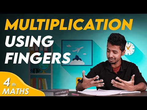 Multiplication using Fingers | Class 4 | Maths | Chitti