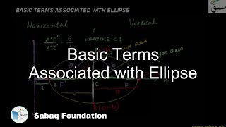 Basic Terms Associated with Ellipse