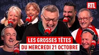 L'intégrale des Grosses Têtes de mercredi 21 Octobre.