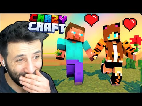 KIZ ARKADAŞ ARIYORUM 😍 EKİPLE CRAZYCRAFT Minecraft Bölüm 1