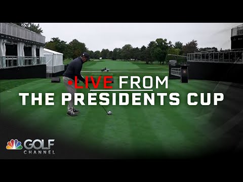 Johnson Wagner breaks down 1st tee at Royal Montreal | Live From the Presidents Cup | Golf Channel