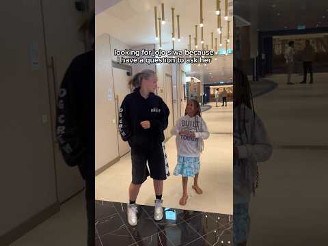 asking @JoJoSiwa the big question!🤣 #jojosiwa #jojohaveyoulearnednothing #staroftheseas #shorts