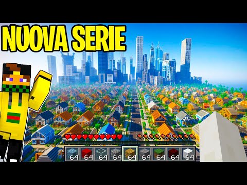 Costruisco Una CITTÀ Su MINECRAFT Con Marcy - *Nuova Serie* Ep. 1