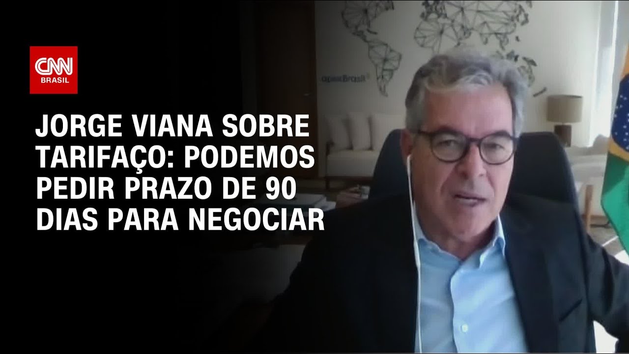 Podemos pedir prazo de 90 dias para negociar diz presidente da ApexBrasil sobre tarifaço |CNN 360