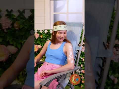 🌞 Genius Summer Hack 😍✨ DIY Cute Sun Tan Tattoos Using Sunscreen