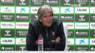 Rueda de prensa Real Betis vs Rayo Vallecano