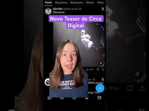 Nova teaser da Glitch do episódio 8 de O Incrível Circo Digital #tadc #theamazingdigitalcircus