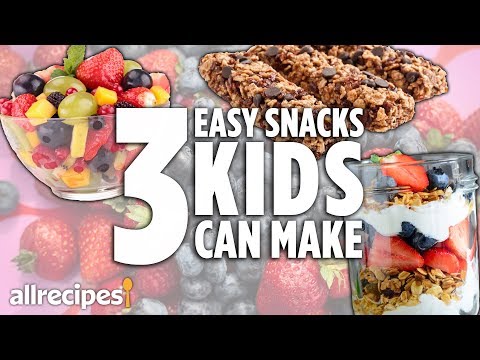3 Easy Snacks Kids Can Make | Recipe Compilations | Allrecipes.com