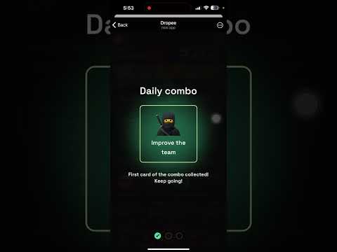 Dropee daily combo today | dropee daily combo 22 December | Daily Combo Dropee | Dropee 22 December