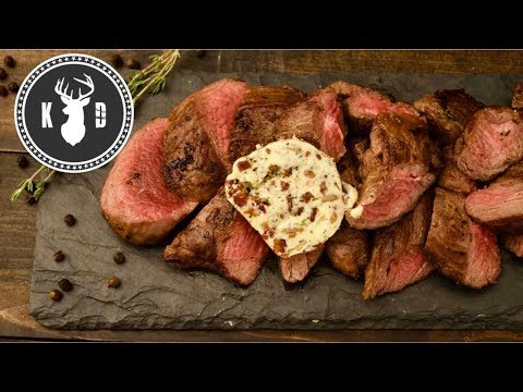 Pan Fried Venison,  Bacon & Black Pepper Butter | Kitchen Daddy