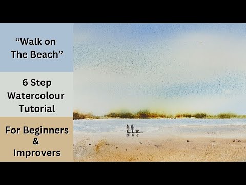 Watercolour Tutorial: Step-by-step Guide To A Relaxing Seaside Scene