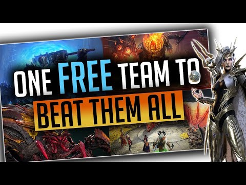 DELIANA RULES THE ULTIMATE ONE TEAM TO BEAT ALL LEVEL 20 DUNGEONS! ALL FREE CHAMPIONS!