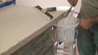 How To Pour A Concrete Countertop Over An Existing Countertop