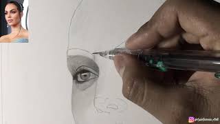 Como Dibujar ROSTRO REALISTA - Dibujo en Tiempo Real