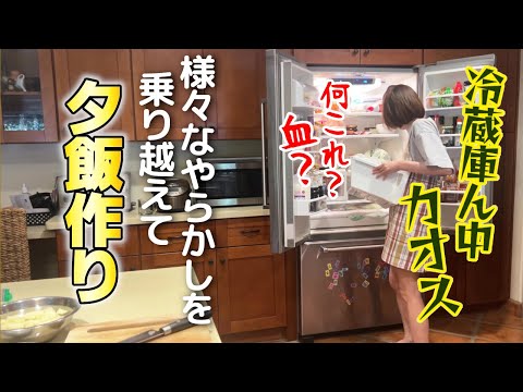 冷蔵庫はカオス床も卵まみれで大惨事！なんでもない午後がいっちゃん忙しいのよ！