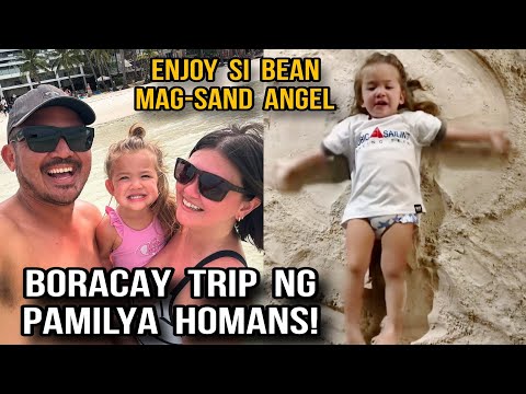 BABY BEAN ENJOY SA BORACAY! ANG CUTE MAG SAND ANGEL / ANGELICA PANGANIBAN PINASILIP ANG BORA TRIP