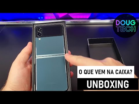 UNBOXING - Samsung Galaxy Z Flip 3 (O que vem na Caixa?)