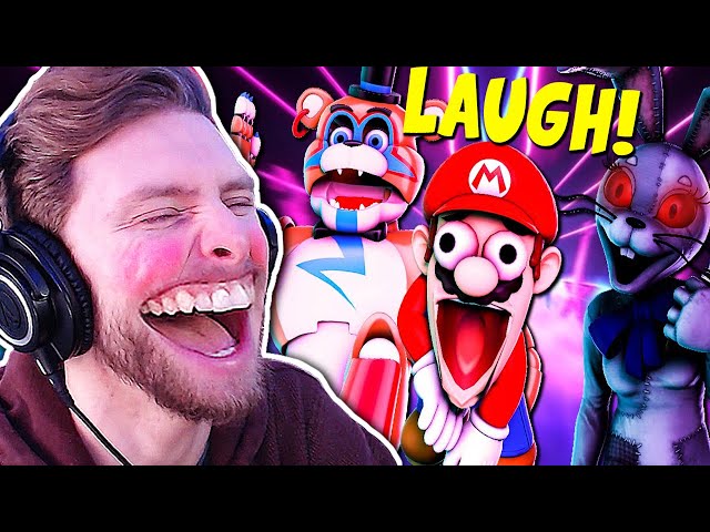 SMG4 FREDDY'S SPAGHETTERIA SECURITY BREACH REACTION! ?