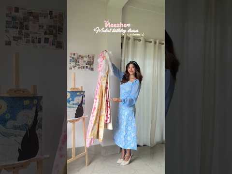 Meesho modest birthday dresses 🎀 {pinteresty} #meeshofinds #birthdaydress #meeshodress #modestdress