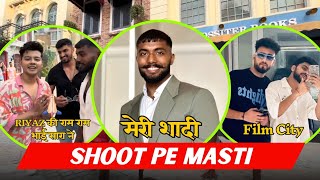 Shoot pe masti 😅😍 | Elvish Yadav and Kataria Talks | Chandigarh Shooting Vlogs