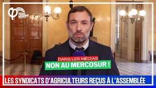 Emmanuel Macron doit dire non au MERCOSUR de manière ferme et définitive !