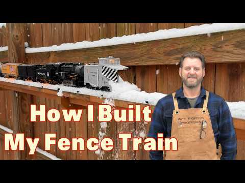 I put a train on my fence
