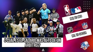 Cuáles son los salarios más altos de los árbitros, Que liga paga mejor? | Aneury Deportes