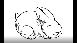 رسم ارنب بطريقة سهلة وخطوات بسيطة Draw a rabbit in an easy way and simple steps