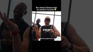 Bro hired Chinese kids as passive income 😭 @SteveWillDoIt