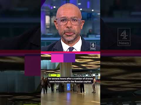 Moscow airport disrupted by drone attack