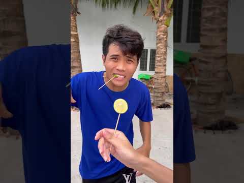 Thử Thách Ăn Ba Miếng Chanh 🍋‍🟩 #shorts