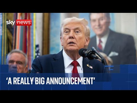Trump announces drug pricing deal with Pfizer