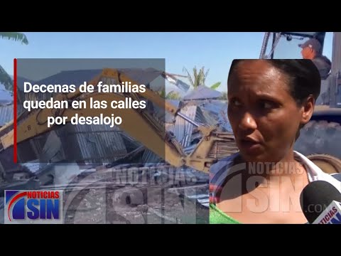 Decenas de familias quedan en las calles por desalojo