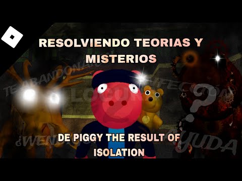 Resolviendo teorias y misterios de piggy the result of isolation Parte 2 | Roblox piggy