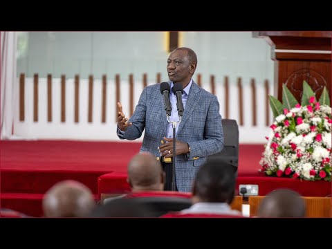 LIVE; PRESIDENT RUTO AND DP KINDIKI ATTENDING CHURCH SERVICE AT AFRICAN DIVINE CHURCH, NAIROBI.