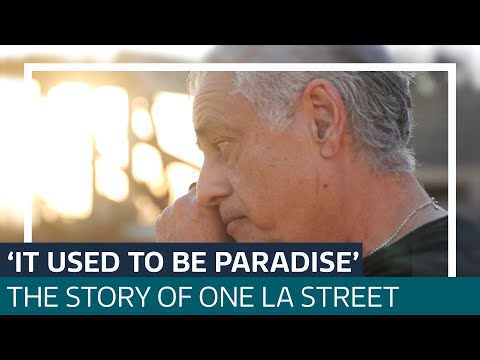 Three sets of neighbours return to street turned to rubble by LA wildfires | ITV News