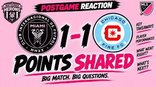 ANOTHER DRAW! Inter Miami & Chicago Split the Points in #2 vs #3 Battle | Postgame Reaction