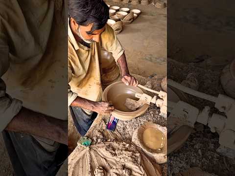 The Hidden Art of Handmade Clay Pottery by Clay Worker #shorts #ytshorts