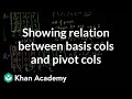Understanding Column Space and Linear Independence