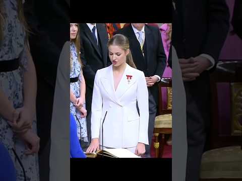 Princess Leonor officially became the heir to the Spanish crown after taking the oath.cr: casarealtv