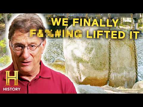 Moving the 40,000-Pound Mystery (Season 13) | The Curse of Oak Island