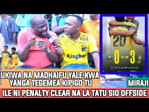MIRAJI|NI PENALTY CLEAR LA 3 HAKUNA OFFSIDE|YANGA NA SINGIDA|SUBIRI SINGIDA TUCHEZE NAO SISI SASA😂