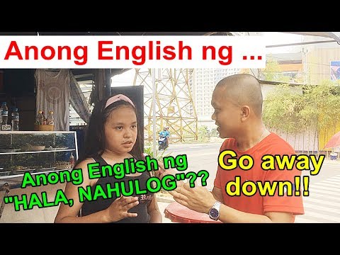 ANONG ENGLISH NG ... (Game 2) - JOSE HALLORINA