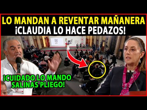 ¡DUEÑO DE TV AZTECA MANDO G0P3AD0R A LA MAÑANERA! CLAUDIA LO HACE P3D4Z0S