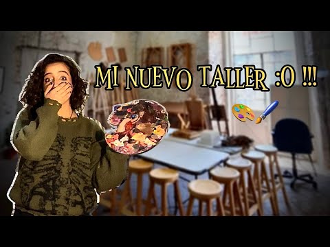 HACIENDO EL ESTUDIO DE ARTE DE  MIS SUEÑOS…. 🎨| VIVIENDO DE MI ARTE 2