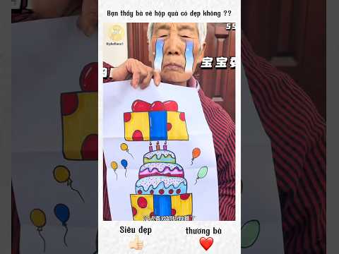 Bạn thấy bà vẽ có đẹp không.??#shots #cute